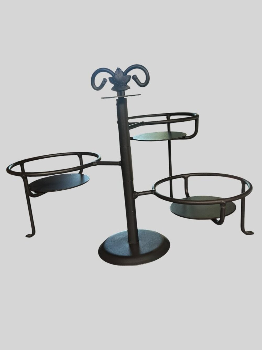 Longaberger Black Metal Tiered Display Stand